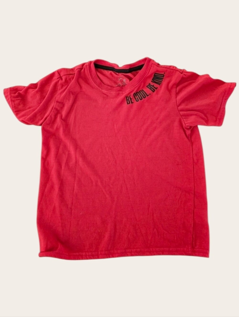 Red Kids' Graphic Tee - Be Cool Be Kind